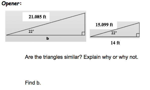geometry guided notes special right triangles